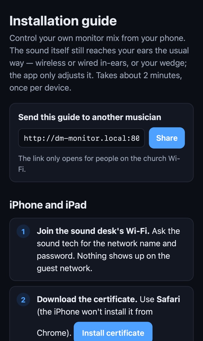 The guide the link opens: one step at a time, for iPhone, Android, Mac and Windows.